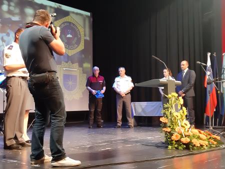 bistričani prejeli policisjka priznanja REDAR IN Žagar